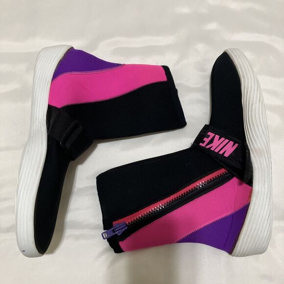 VTG Nike Aqua Sock High Booties Water Shoes Boots Women’s Sz 13 Rare Neoprene - Picture 2 of 16